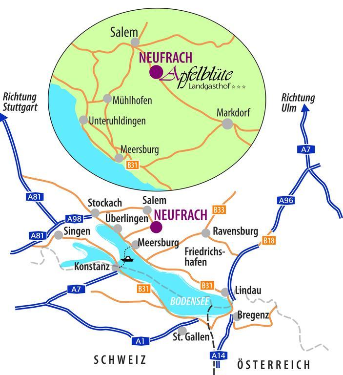 Apfelbluete Bed & Breakfast 8 Km Vom Bodensee Salem  Ngoại thất bức ảnh